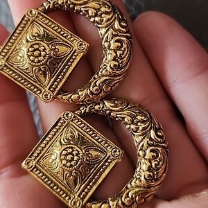 Elegant Gold-Tone Earrings